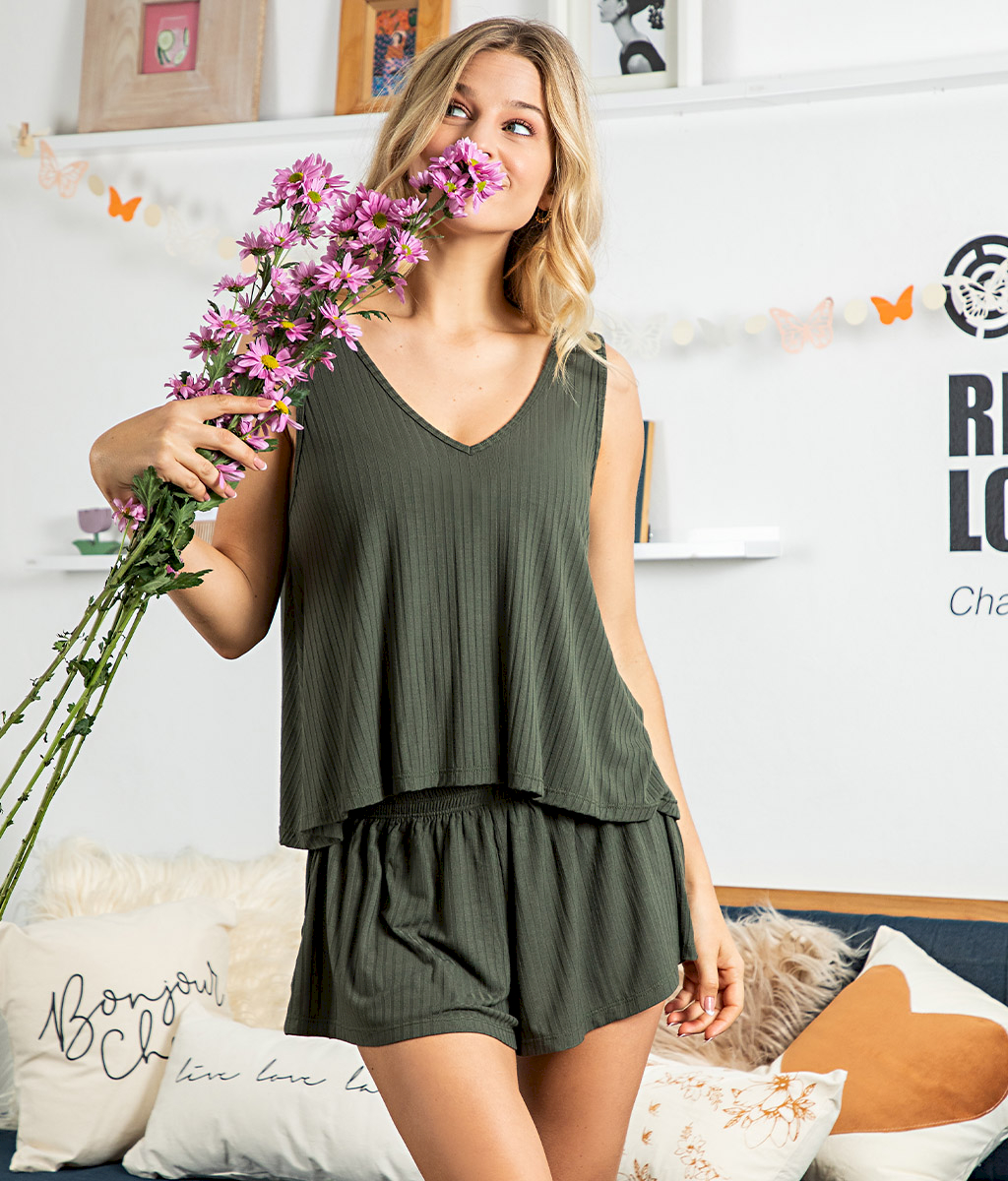 Conjunto HOME WEAR morley Talle especial - Bianca Secreta