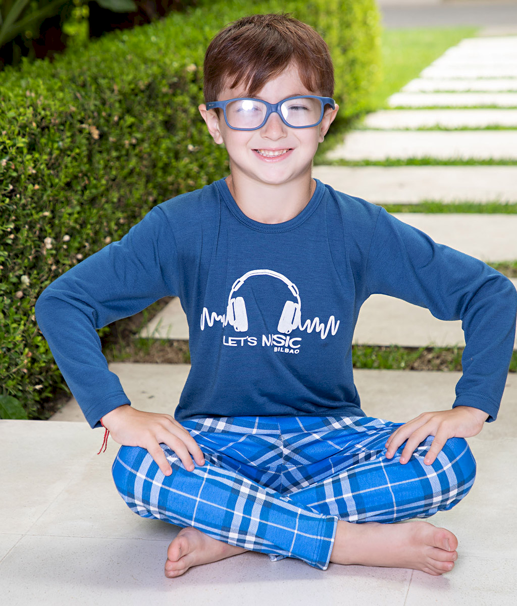 Pijama infantil MUSIC plus size Aw - Bilbao