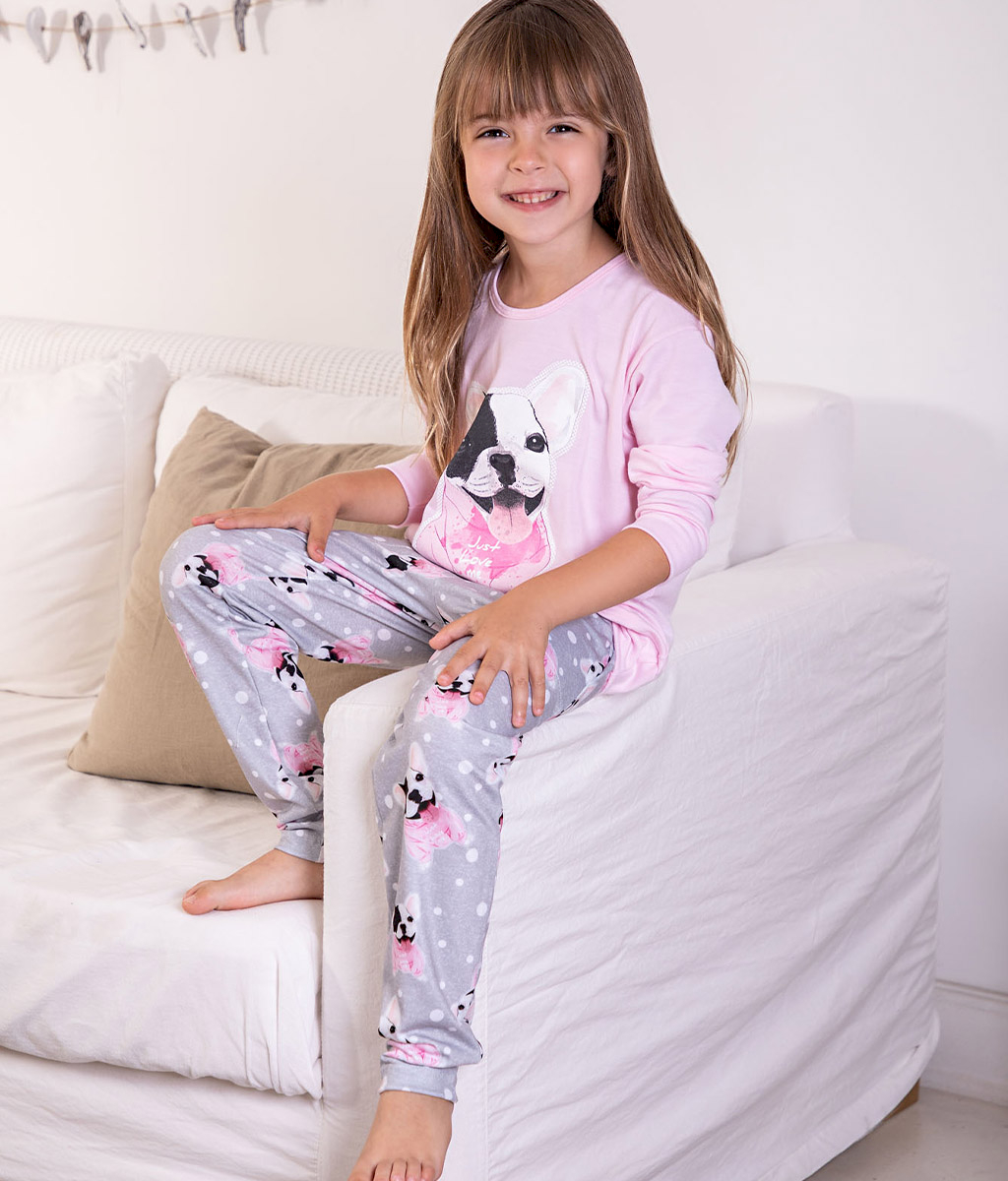 Pijama infantil NINI plus size Aw - Bianca Secreta
