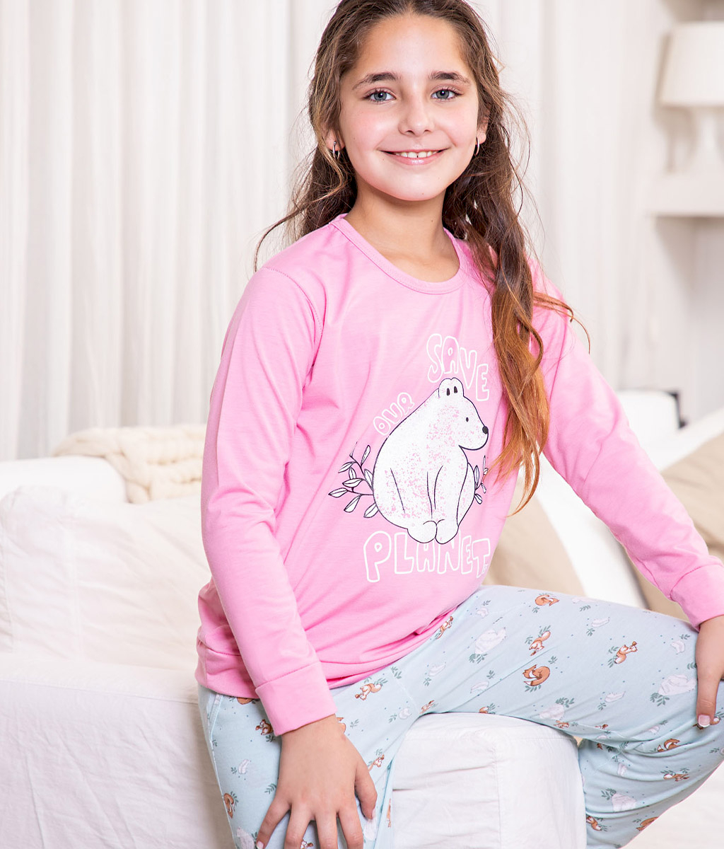 Pijama infantil PLANET Aw - Bianca Secreta