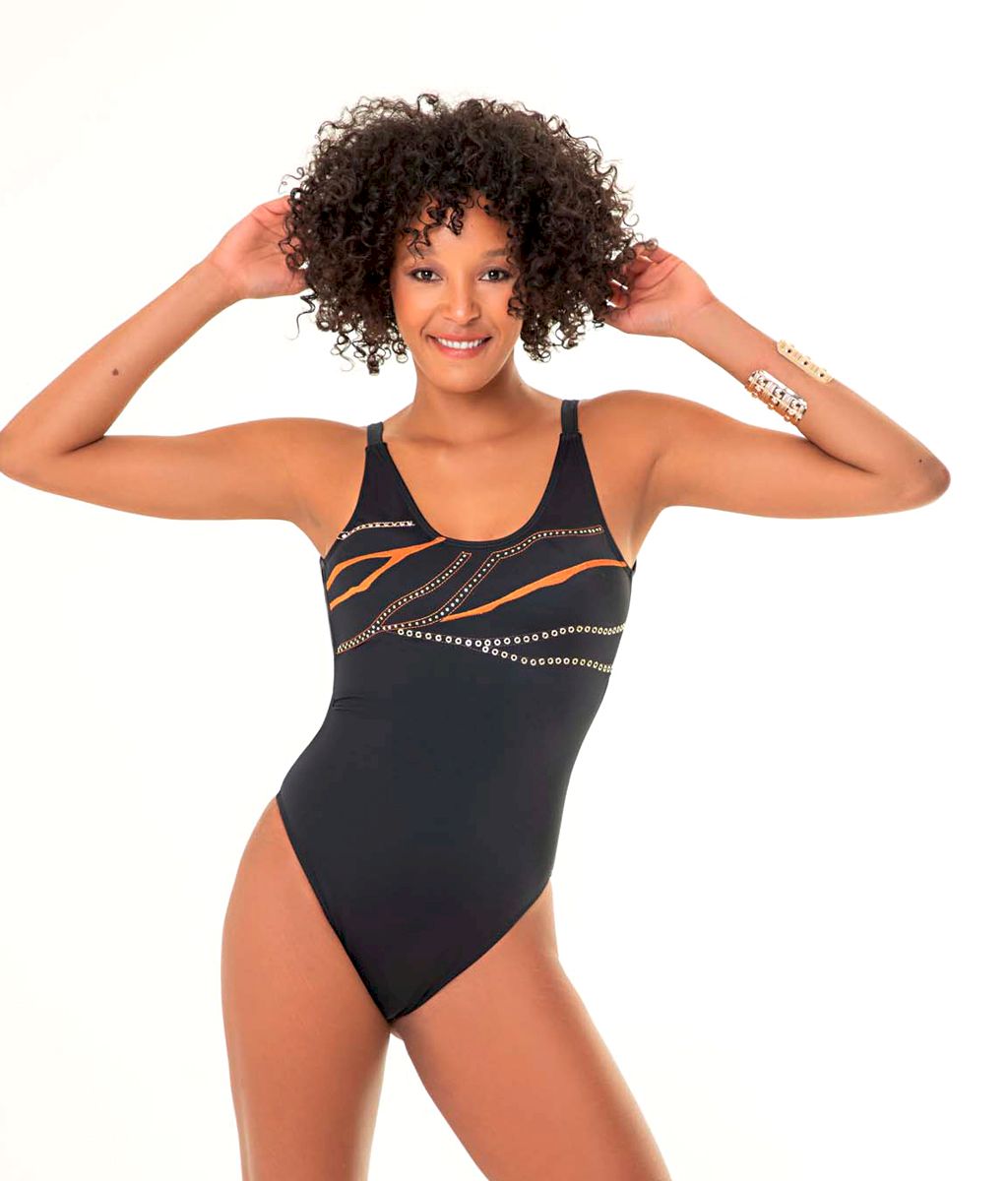 Enteriza bordada TACHAS - Bianca Mare