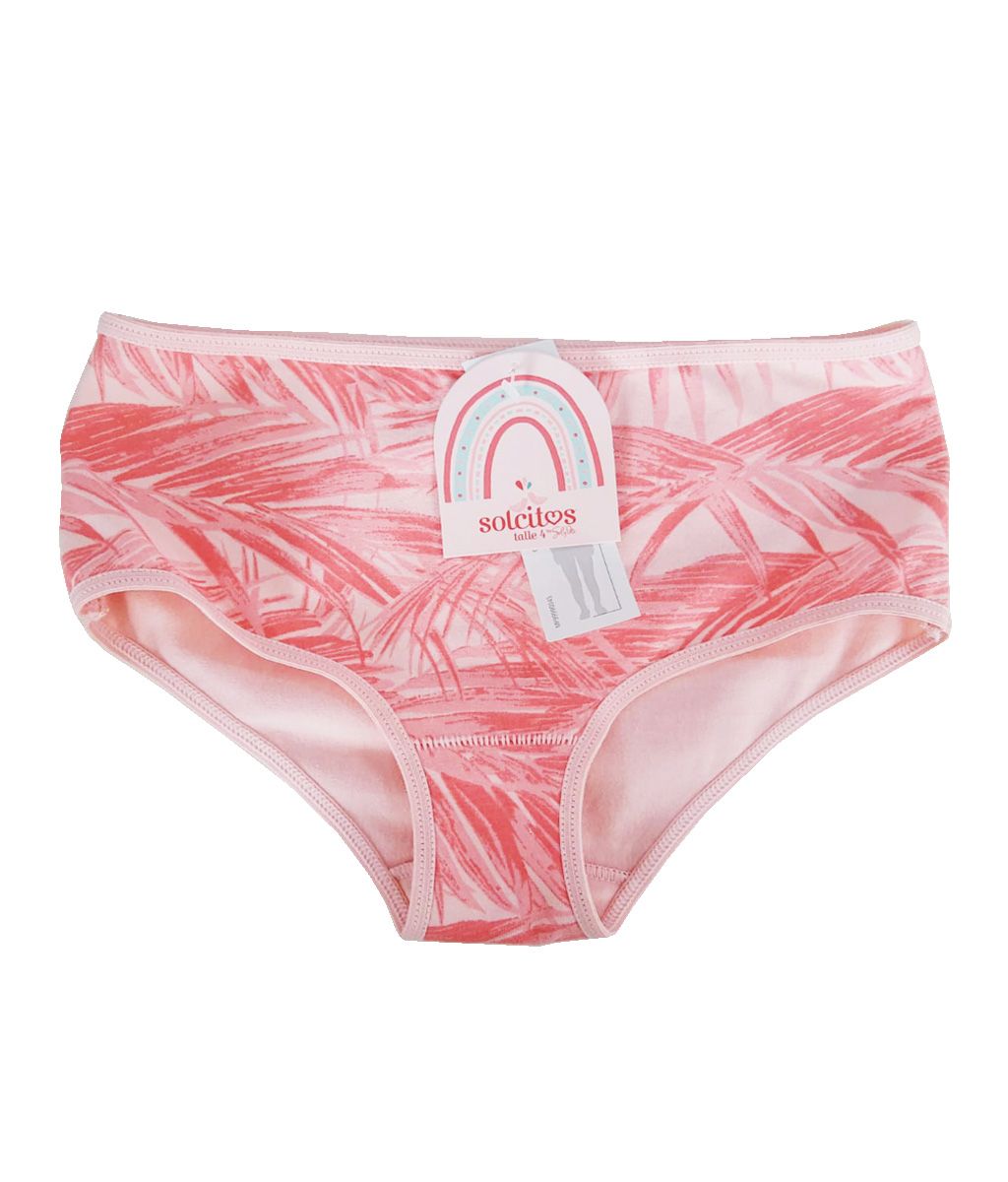 Bombis infantil PINK hojas - Sol y Oro