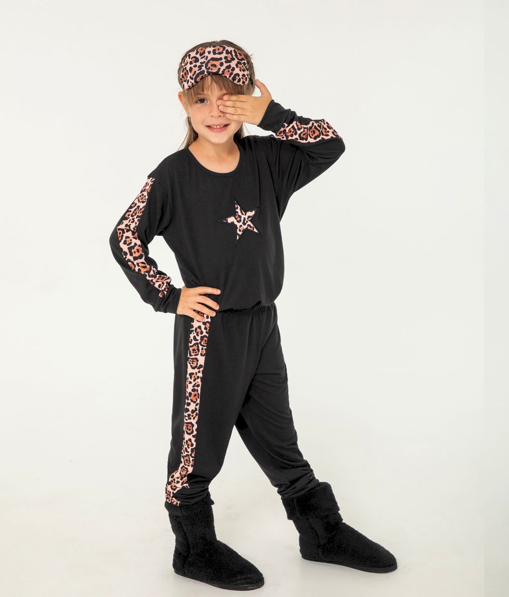 Pijama infantil ZAIRA FW Plus size - Bianca Secreta