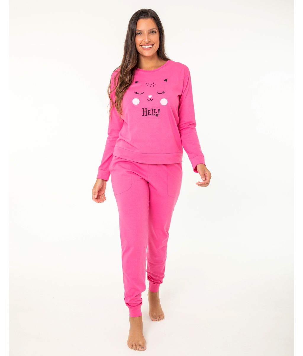 Pijama HELLO FW - Florcitas